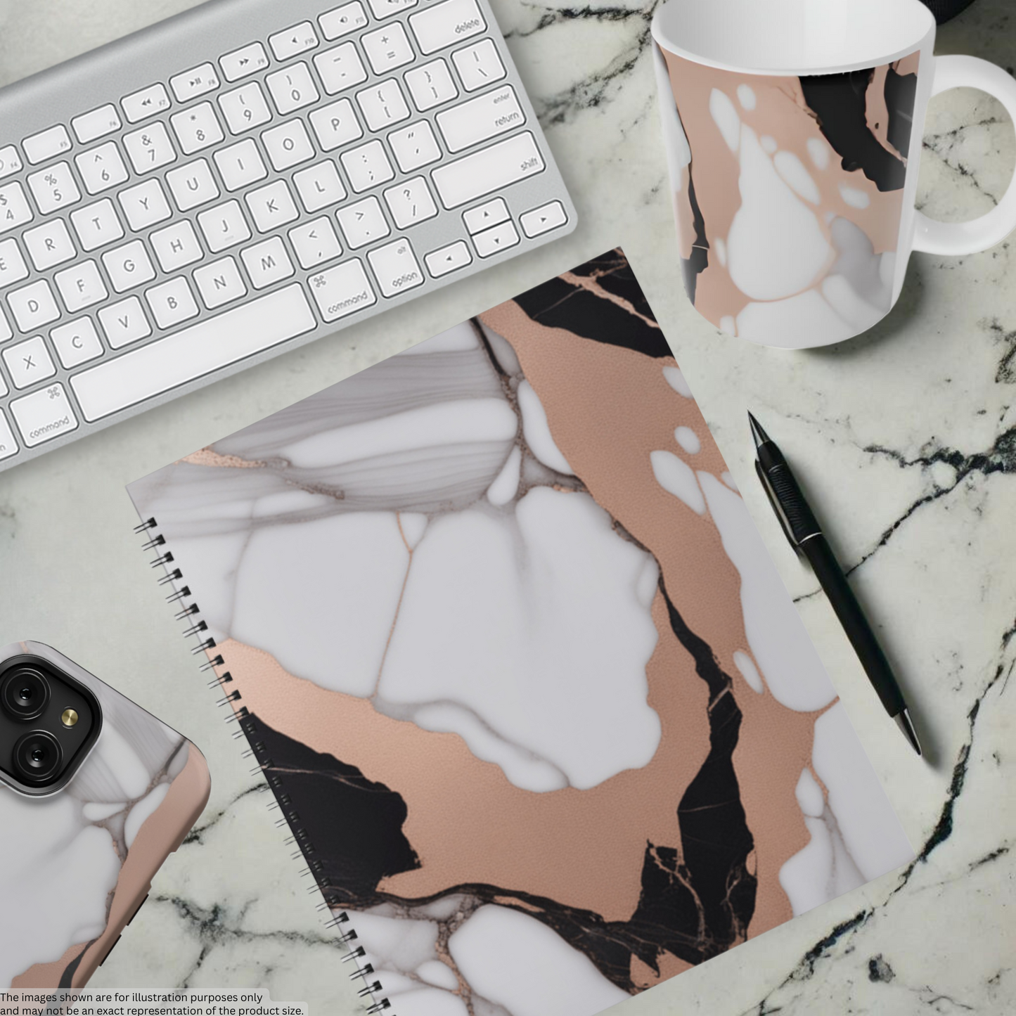 Rose Gold Luxe 8.5"x11" Hardcover Planner