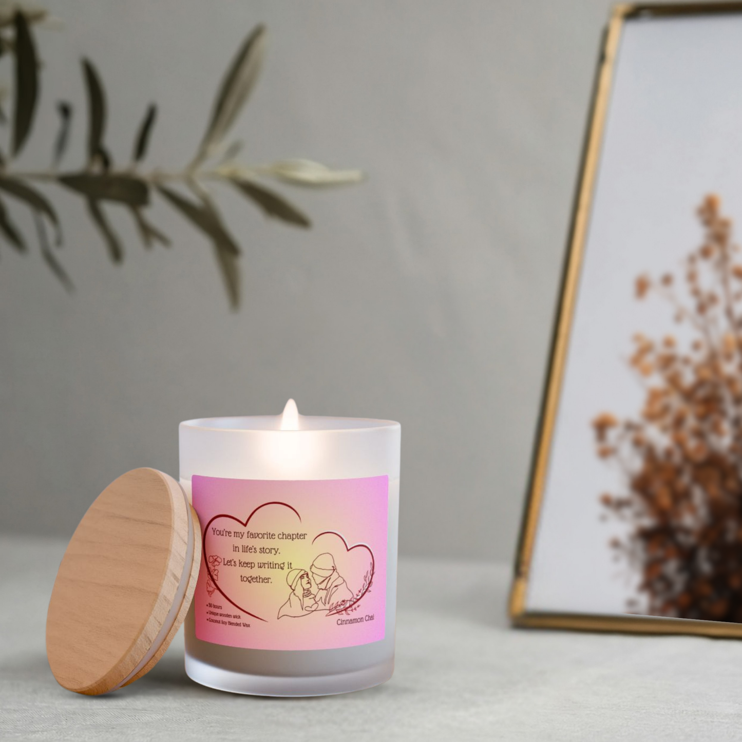 11oz Cinnamon Chai Frost Candle – Favorite Chapter
