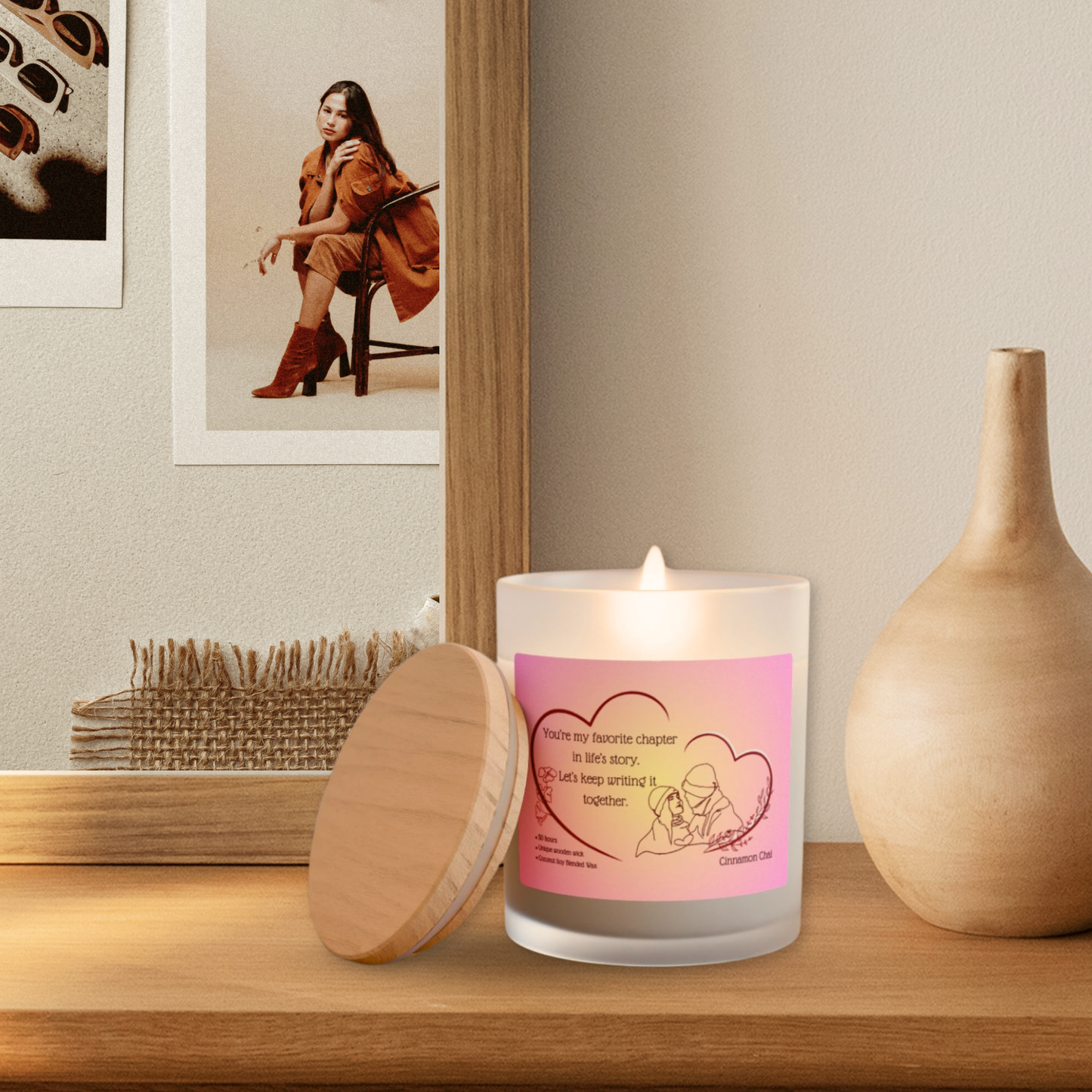 11oz Cinnamon Chai Frost Candle – Favorite Chapter