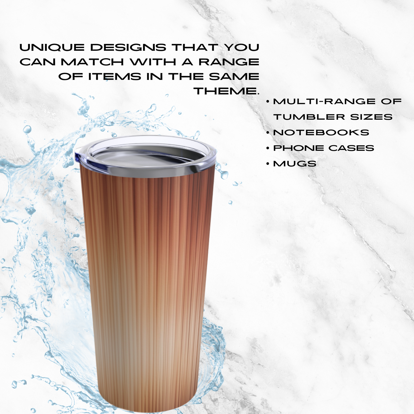 Amber Stream 20oz Tumbler