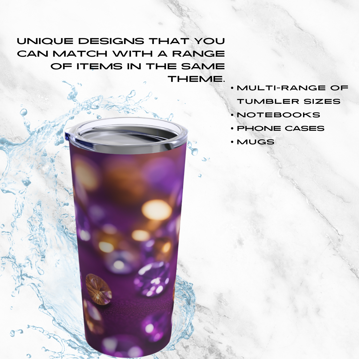 Amethyst Radiance 20oz Tumbler