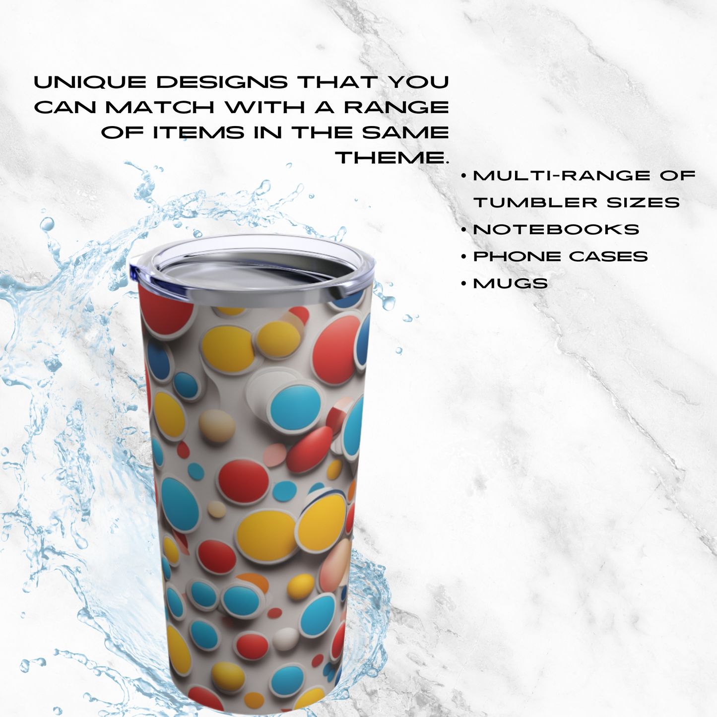 Bubble Burst 20oz Tumbler