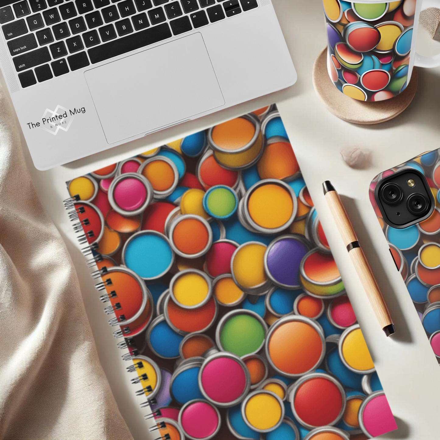 Candy Dots 5.5”x8.5" Hardcover Notebook