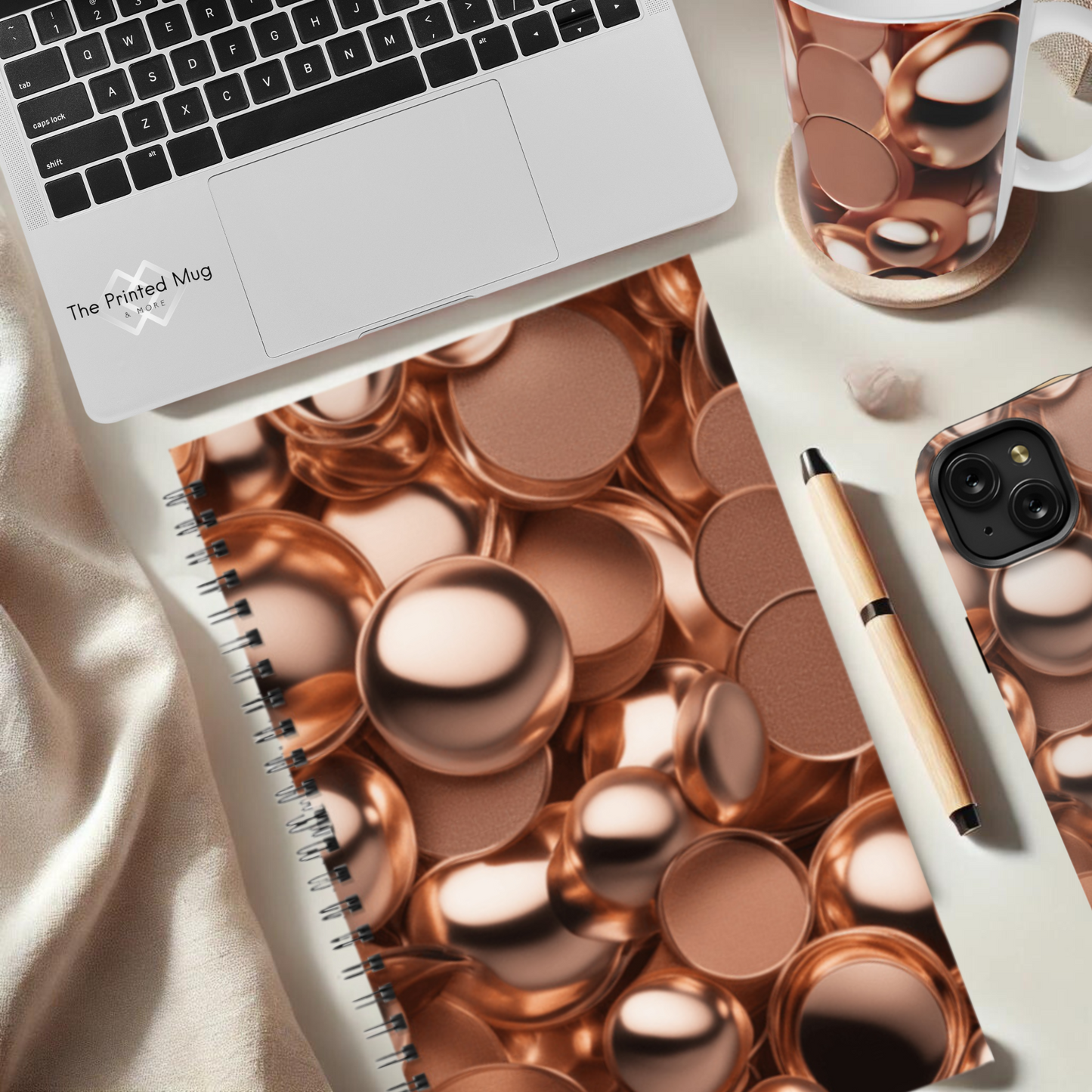 Coppery Curves 5.5"x8.5" Hardcover Planner