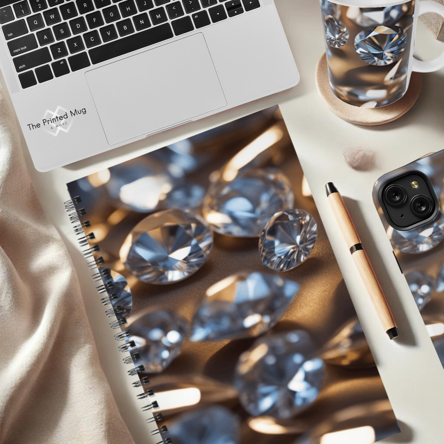 Diamond Dream 5.5”x8.5" Hardcover Notebook