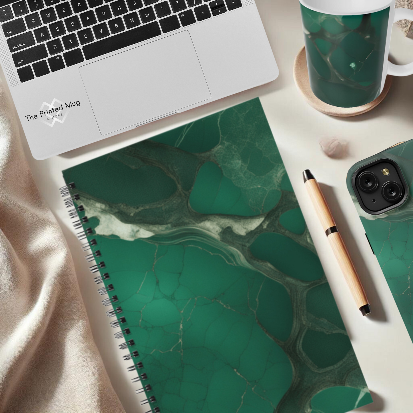 Emerald Web 5.5"x8.5" Hardcover Planner