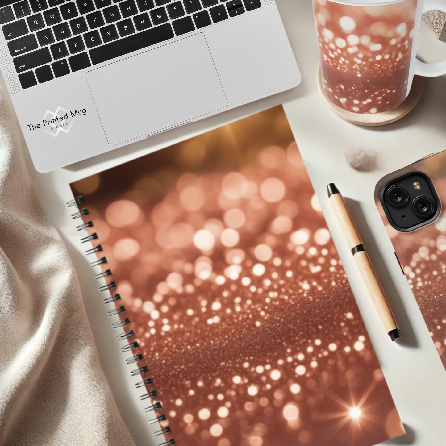 Glowing Stardust 5.5"x8.5" Hardcover Planner
