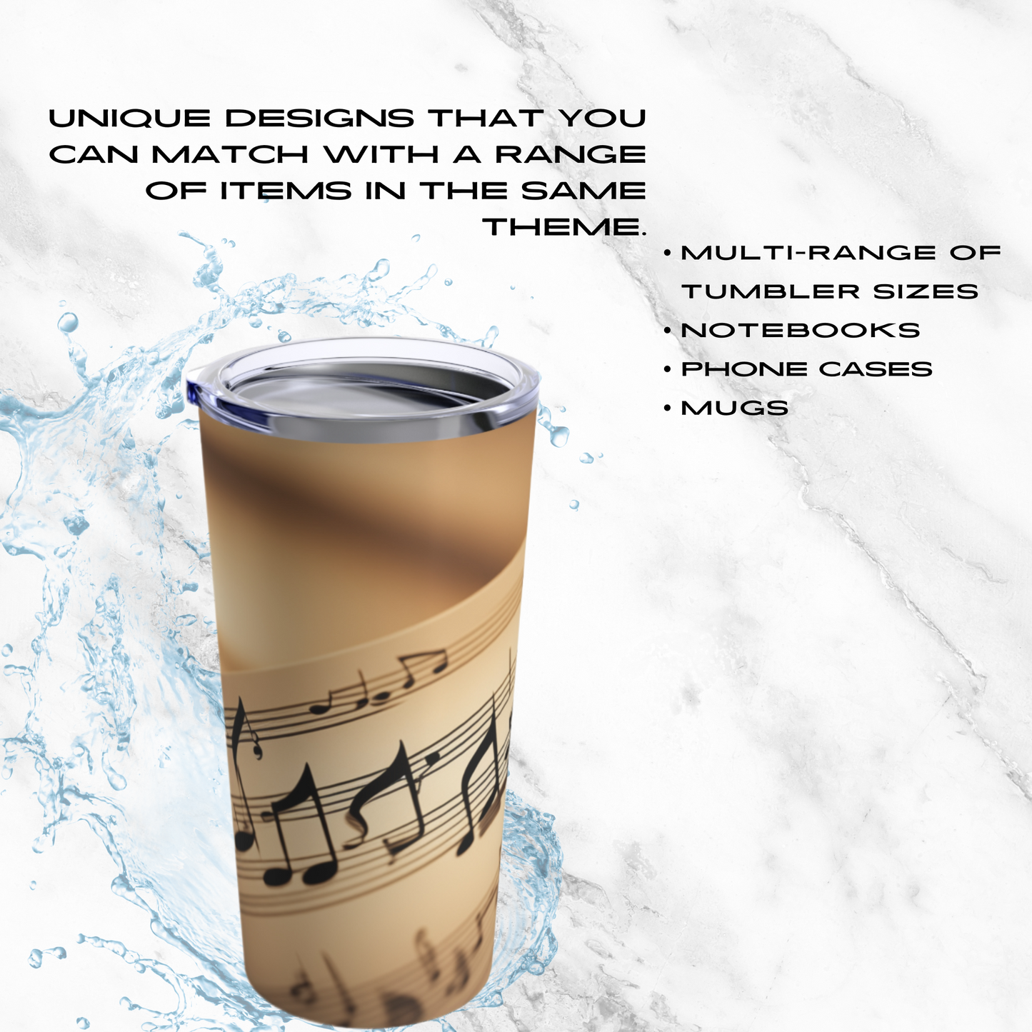 Harmonic Script 20oz Tumbler