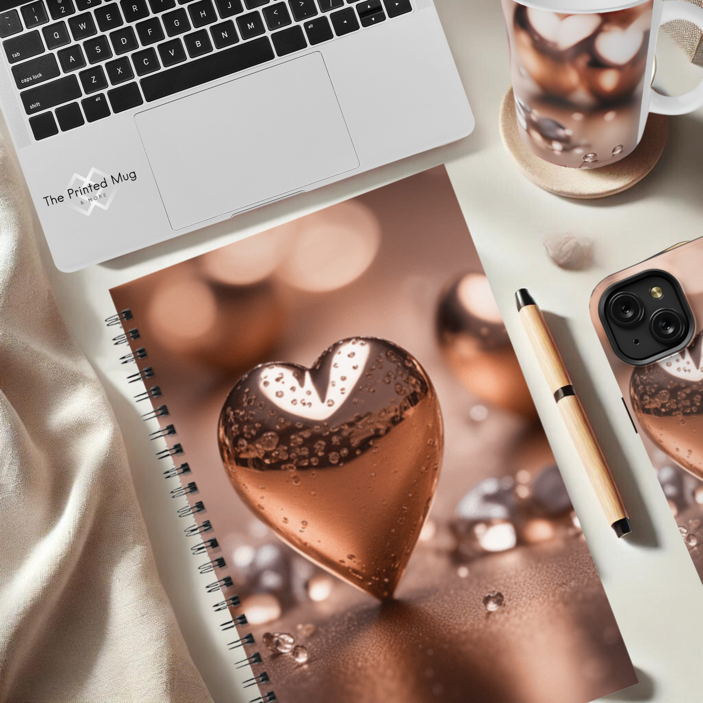 Heart of Bronze 5.5"x8.5" Hardcover Planner