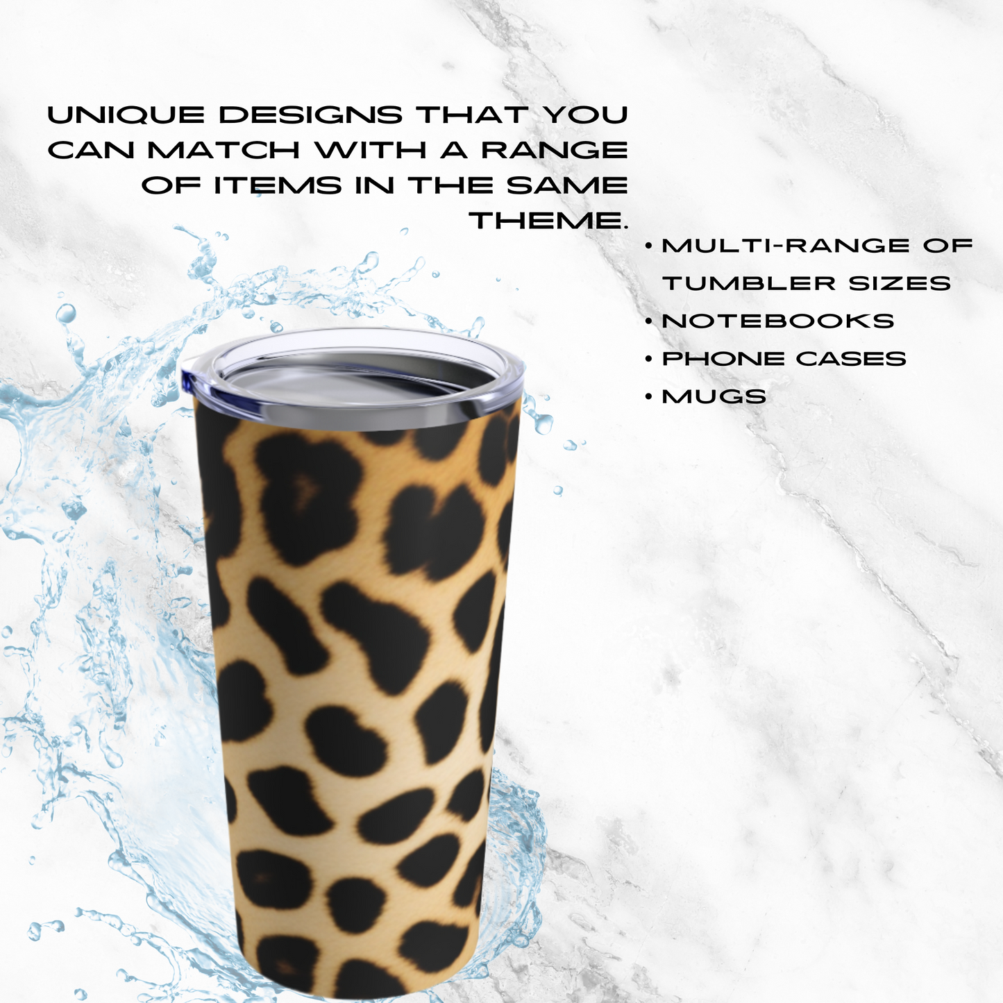 Leopard Luxe 20oz Tumbler