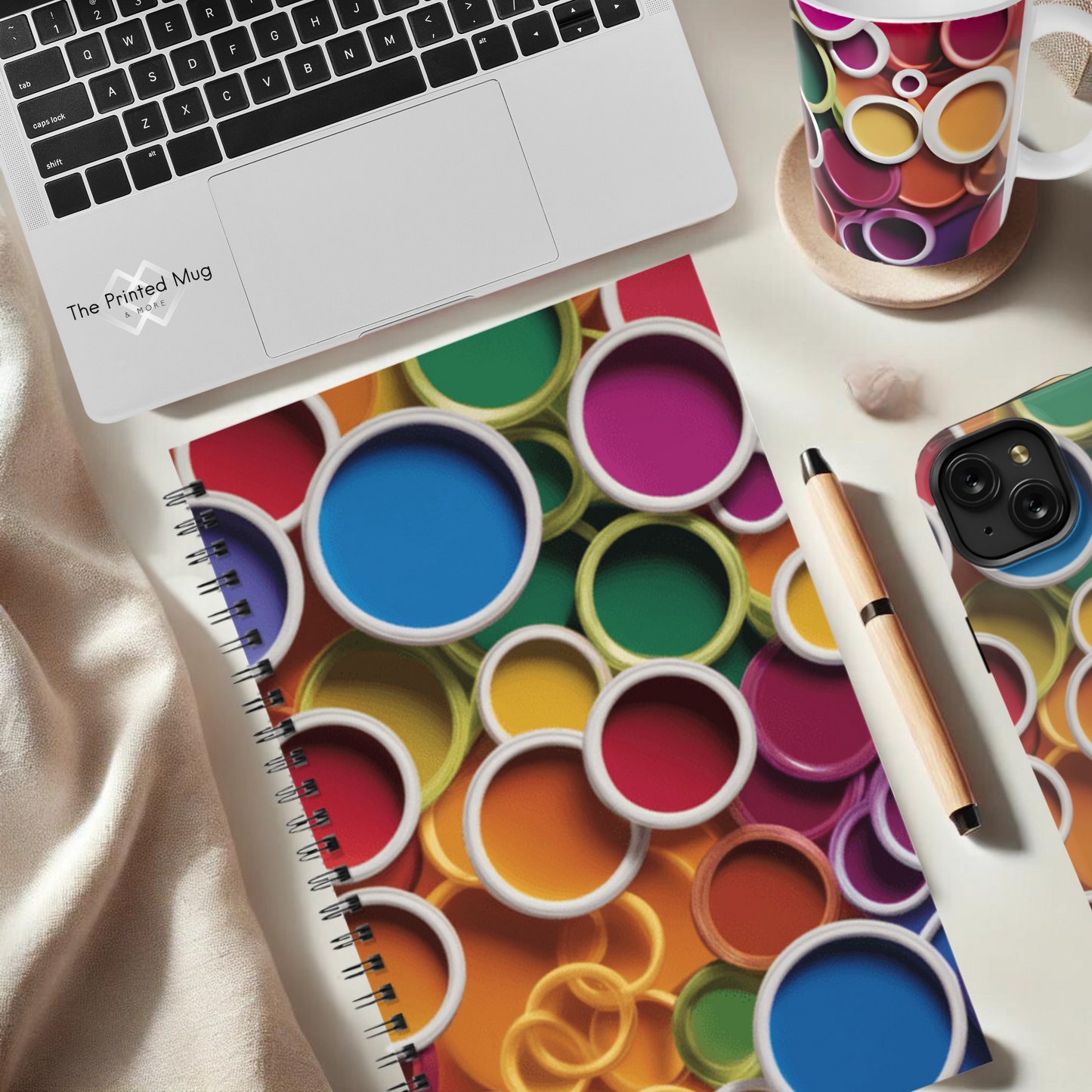 Rainbow Reverie 5.5"x8.5" Hardcover Notebook
