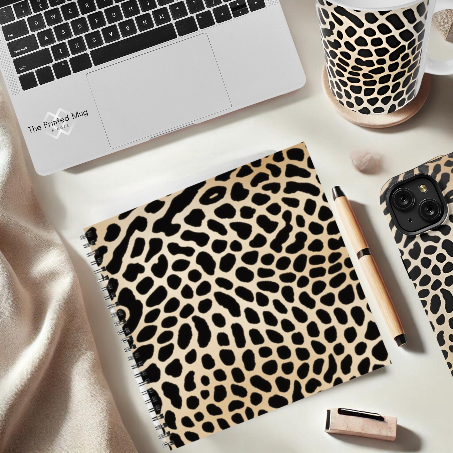Savannah Swirl 8.5”x8.5” Hardcover Notebook