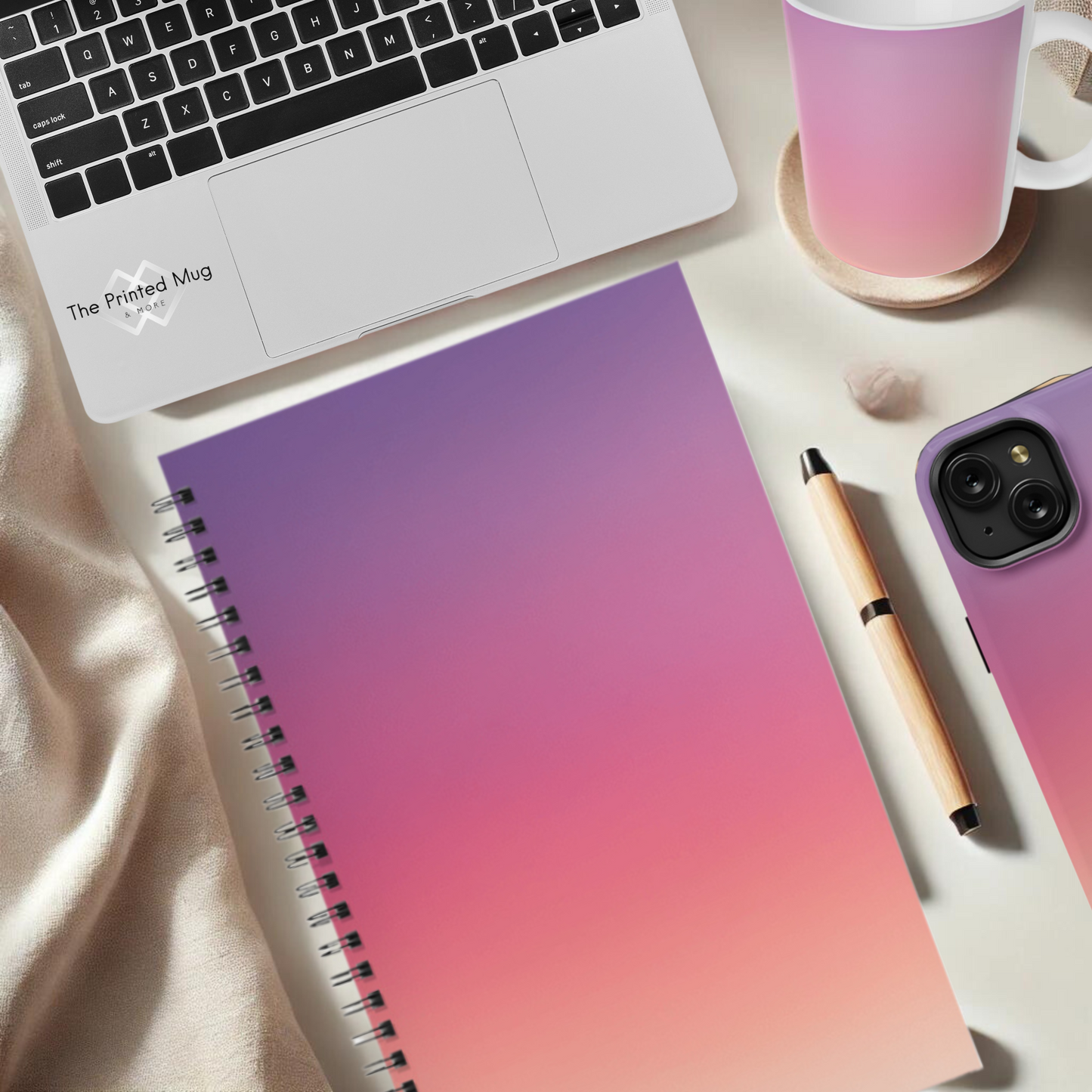 Sunset Haze 5.5"x8.5" Hardcover Notebook
