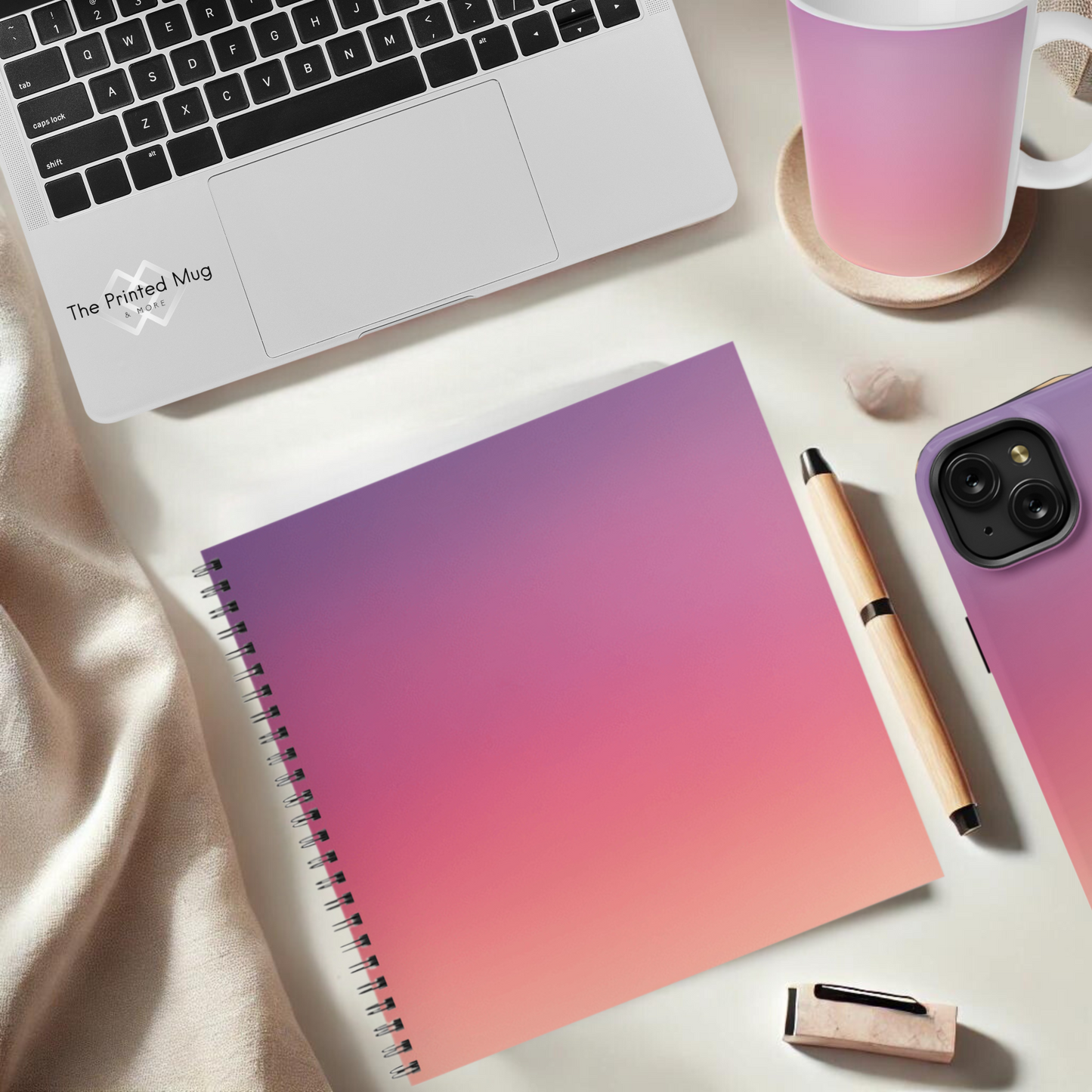 Sunset Haze 8.5"x8.5" Hardcover Notebook