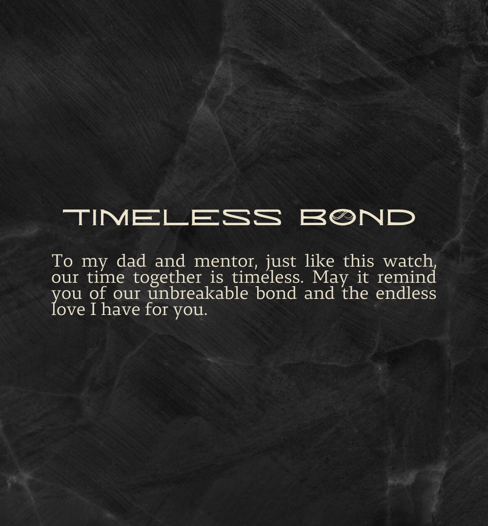 Eternal Precision - Timeless Bond Men’s Watch