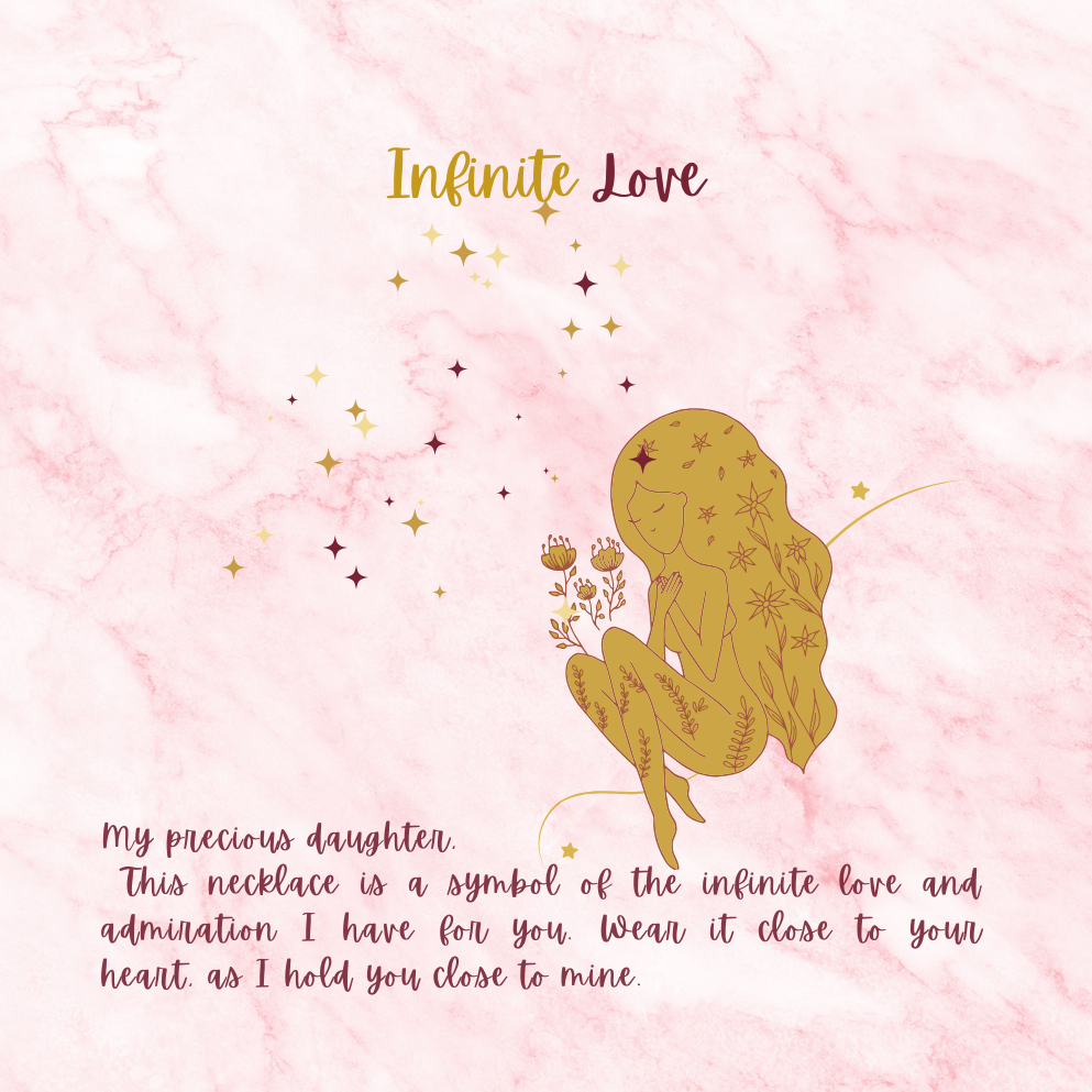 Boundless Love - Ribbon Necklace and Earring Set