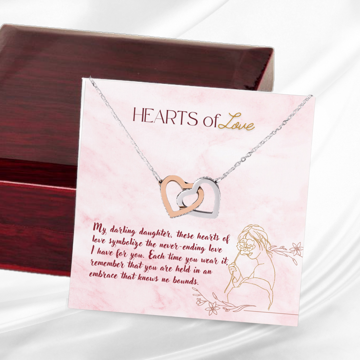 Hearts of Love - Locked Hearts Necklace