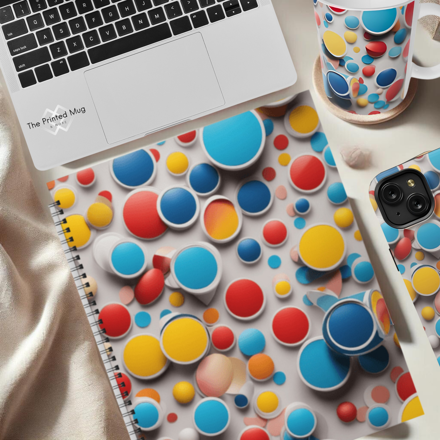 Bubble Burst 8.5"x11" Hardcover Notebook