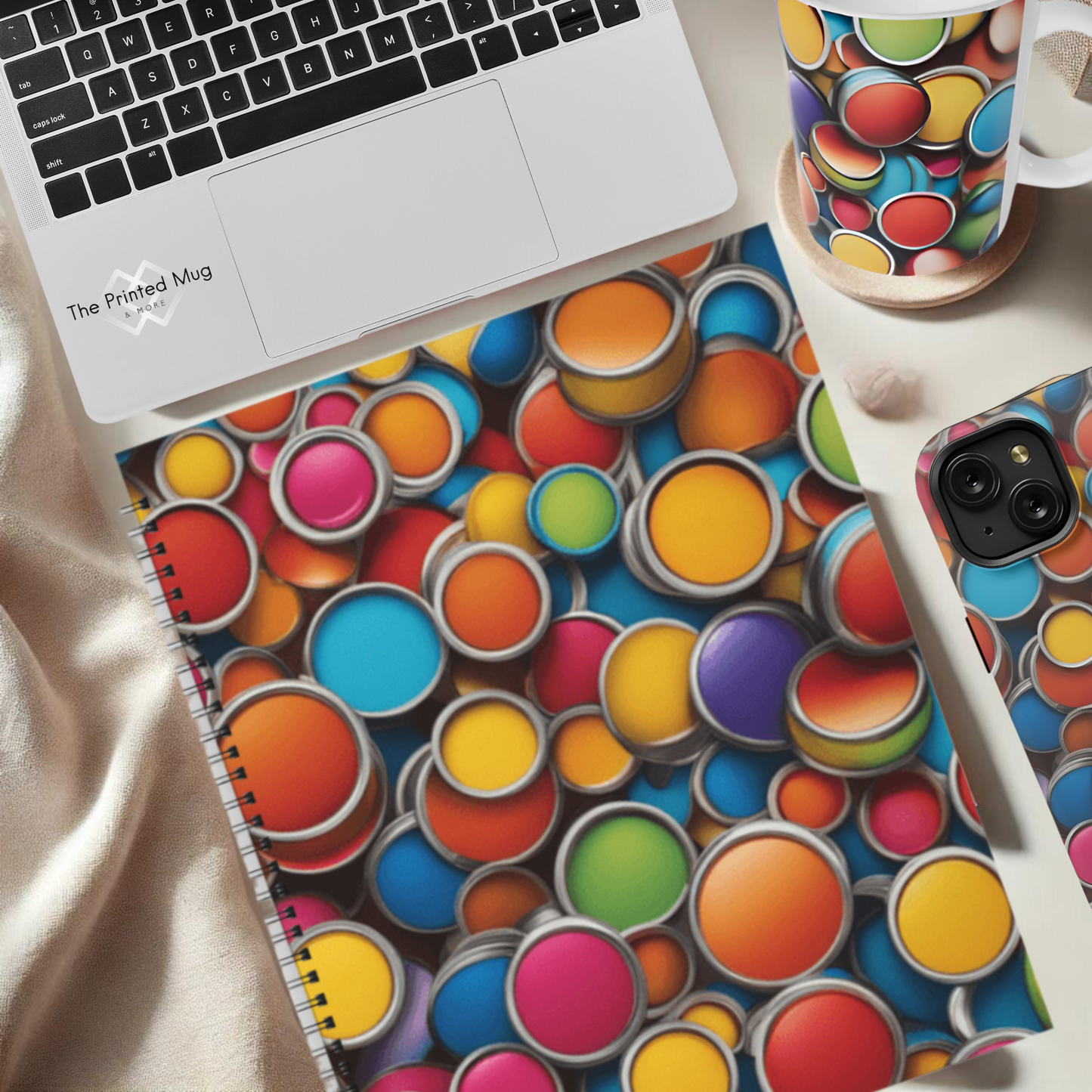 Candy Dots 8.5"x11" Hardcover Notebook