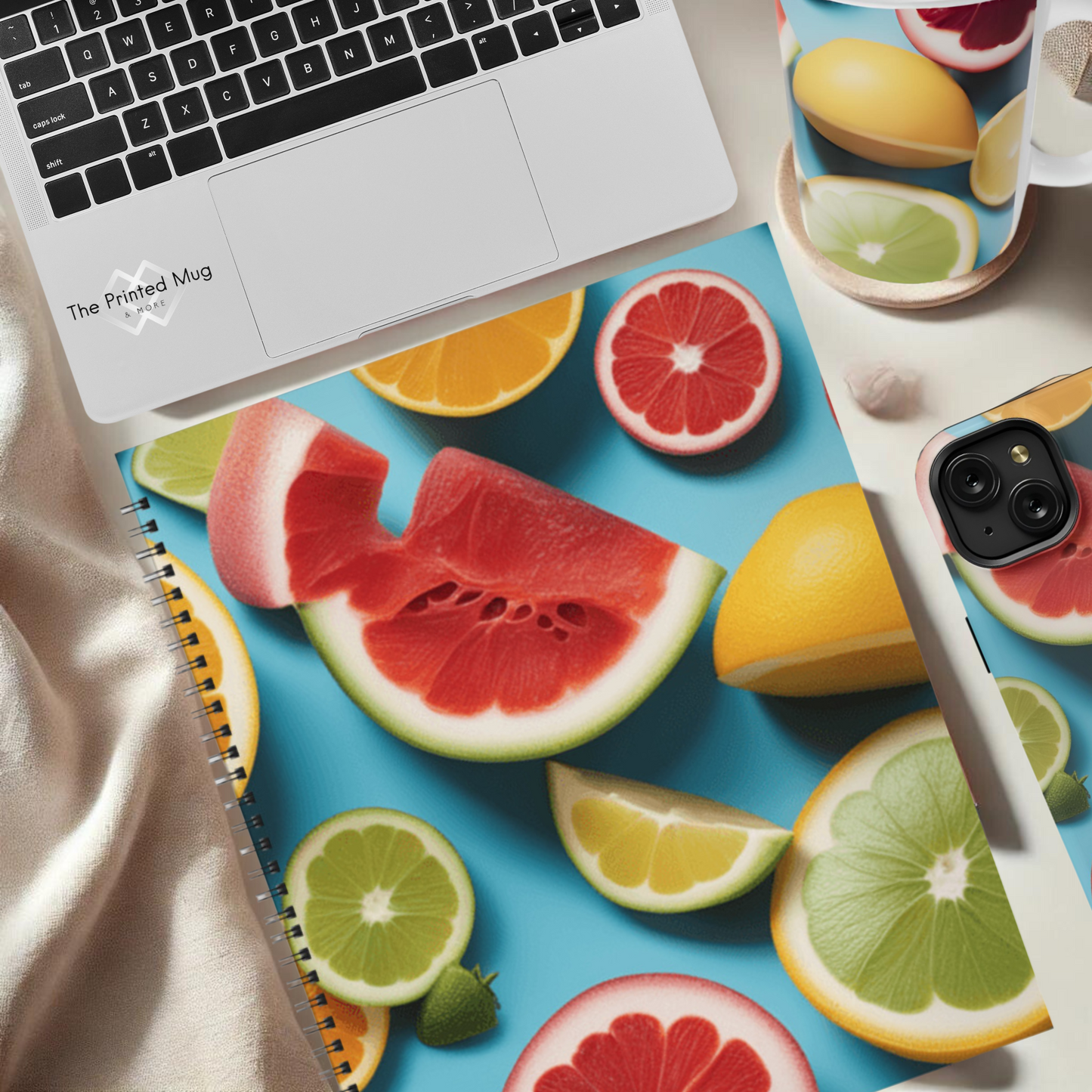 Citrus Splash 8.5"x11" Hardcover Notebook