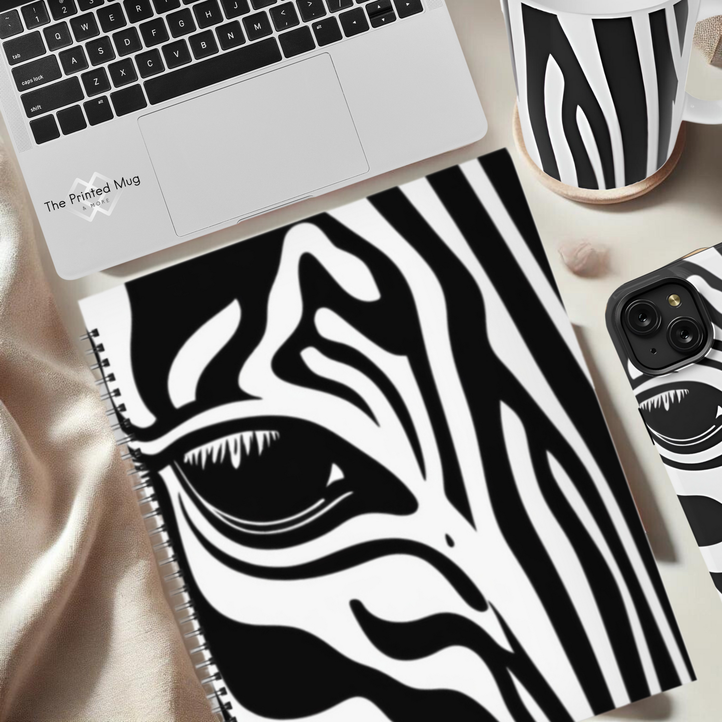 Wild Elegance 8.5”x11” Hardcover Notebook