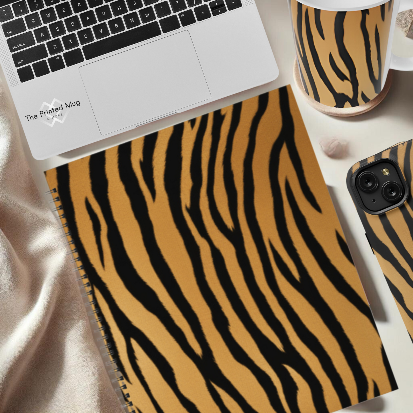 Golden Safari 8.5”x11” Hardcover Notebook