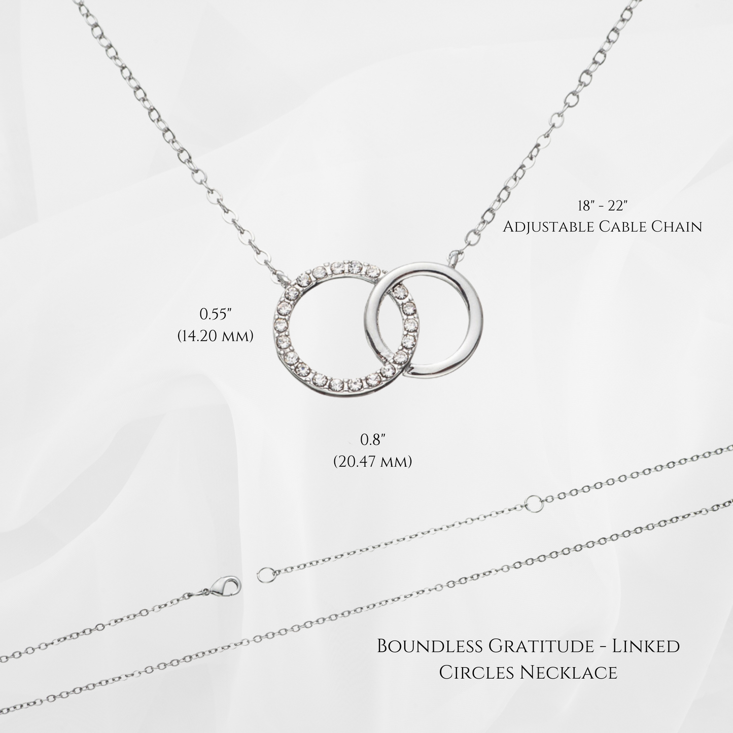 Boundless Gratitude - Linked Circles Necklace