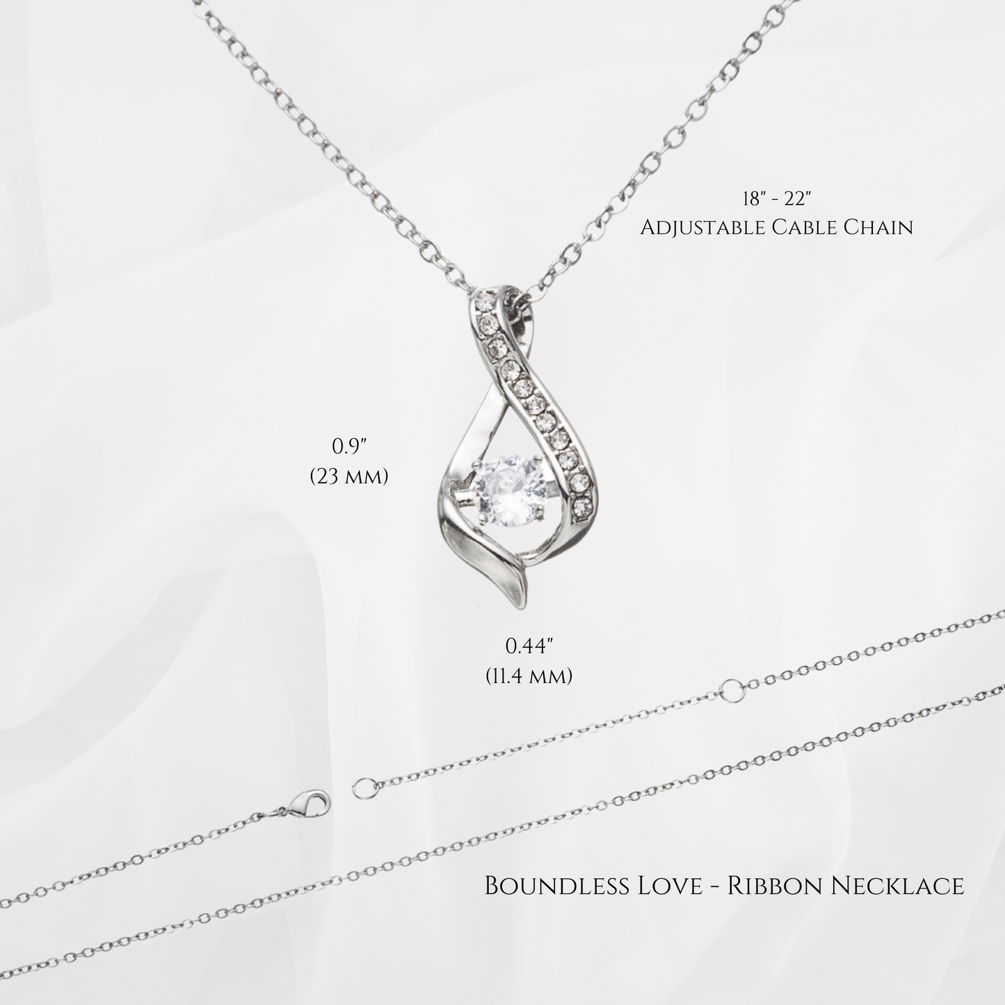 Boundless Love - Ribbon Necklace