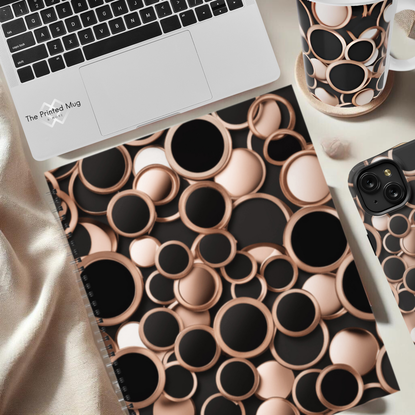 Copper Chic 8.5"x11" Hardcover Notebook