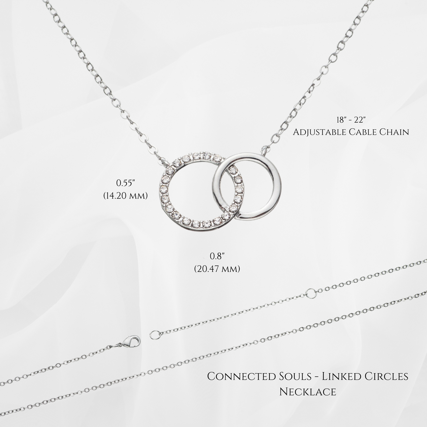 Connected Souls - Linked Circles Necklace
