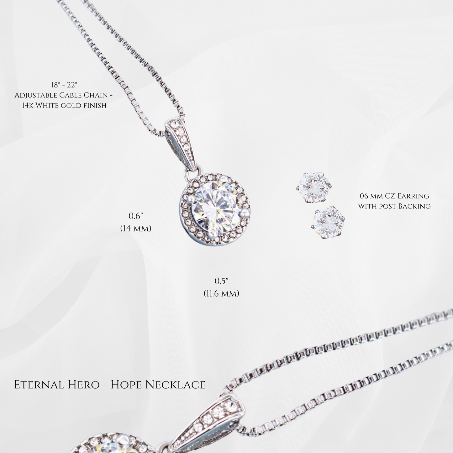 Eternal Hero - Hope Necklace & Earring Set