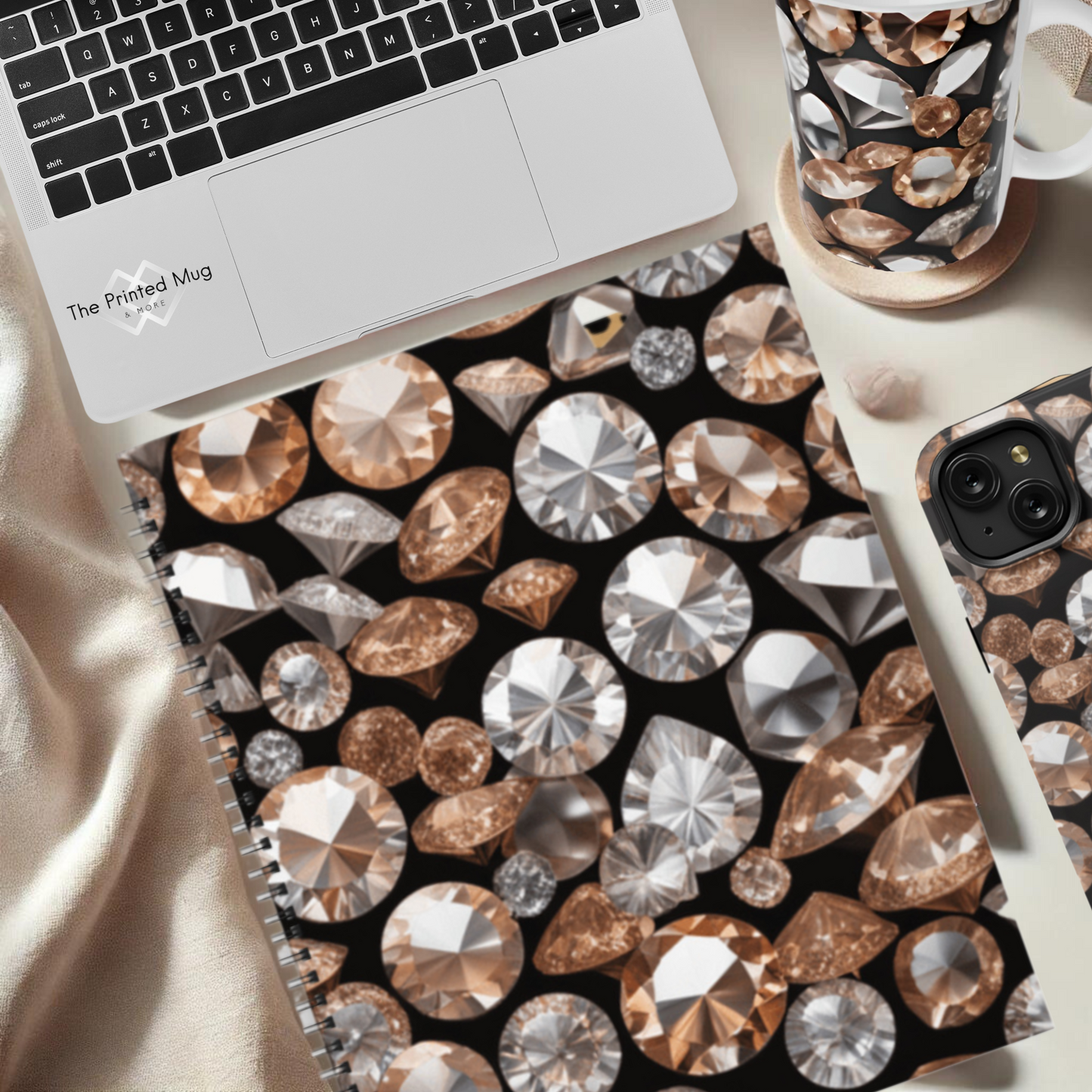 Crystal Harmony 8.5"x11" Hardcover Notebook