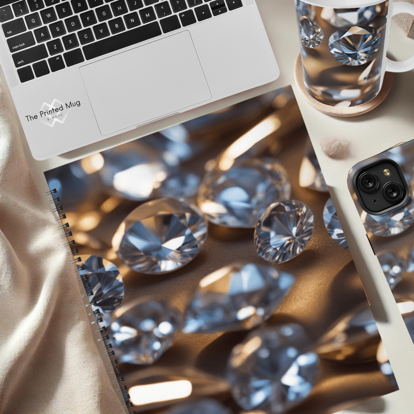 Diamond Dream 8.5"x11" Hardcover Notebook