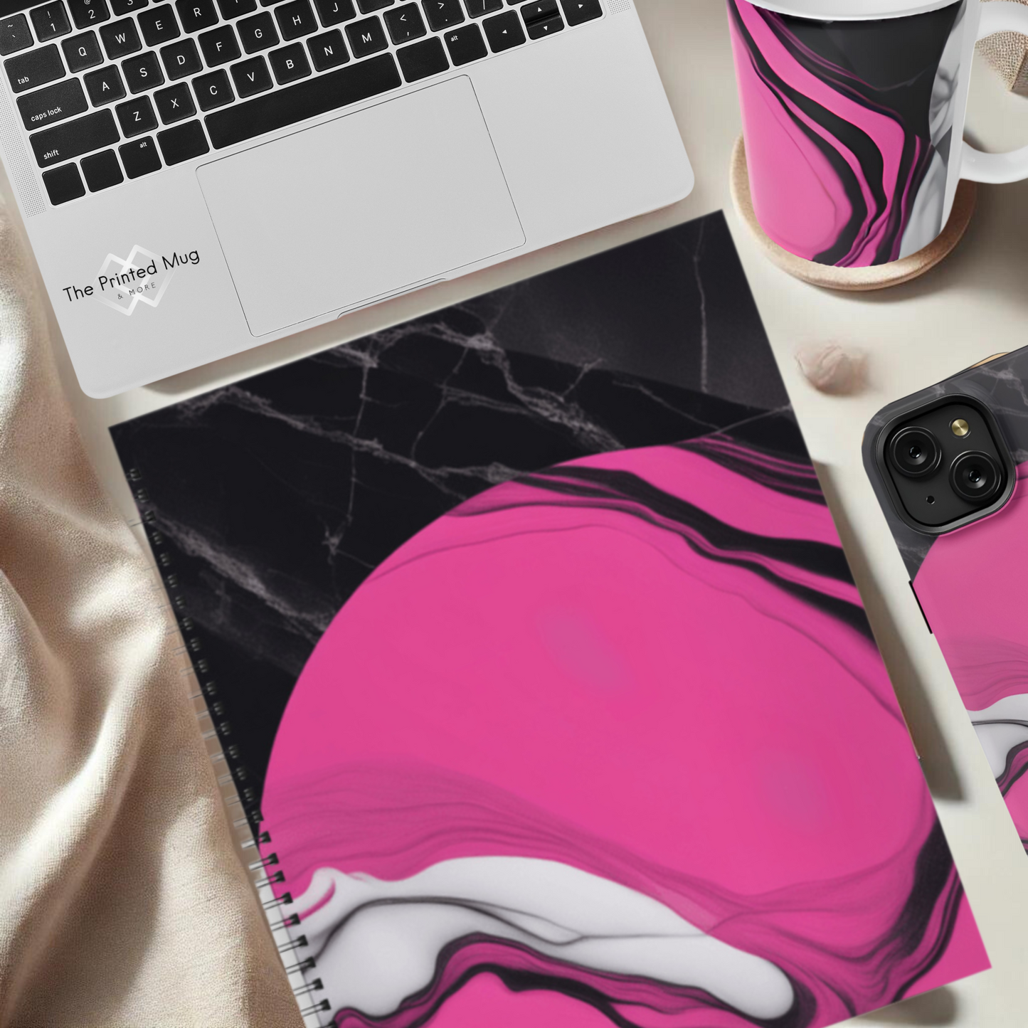 Marble Pop 8.5"x11" Hardcover Notebook