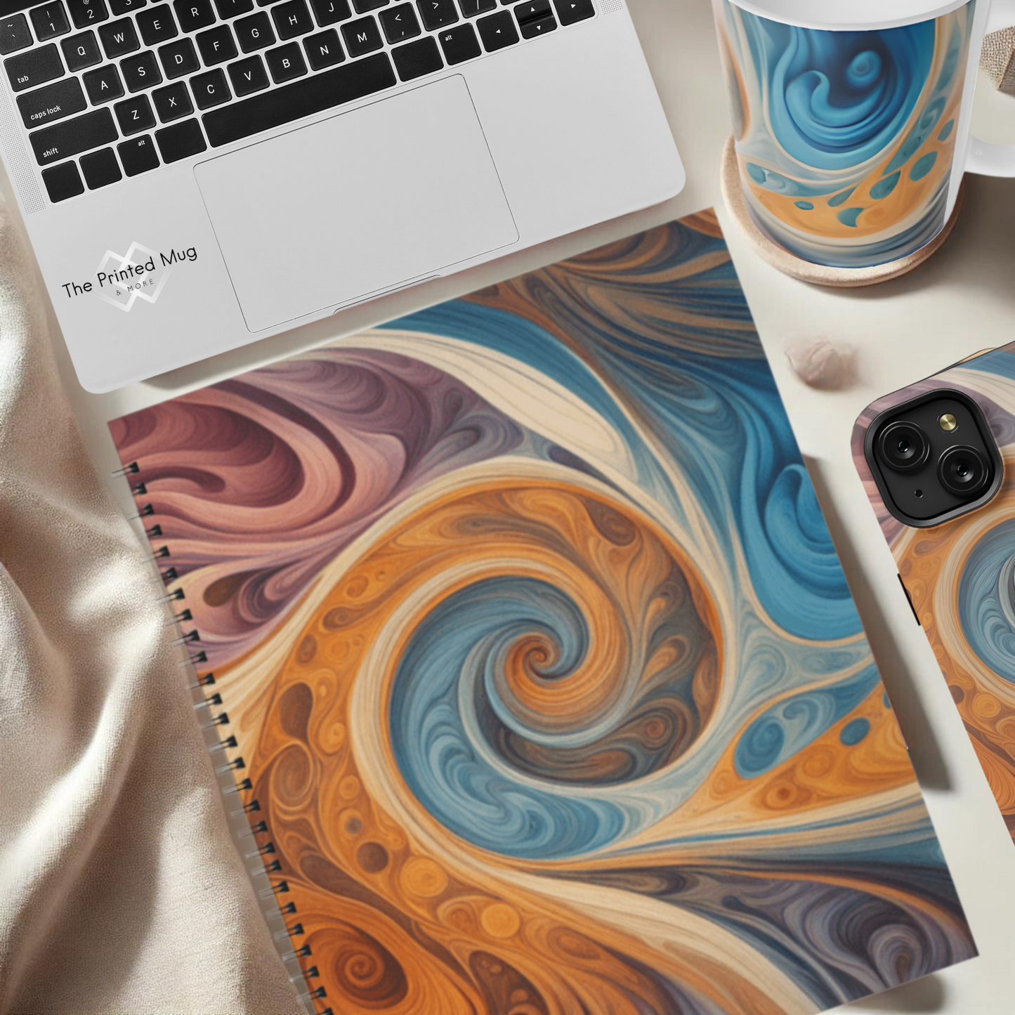 Aurora Dream 8.5"x11" Hardcover Notebook