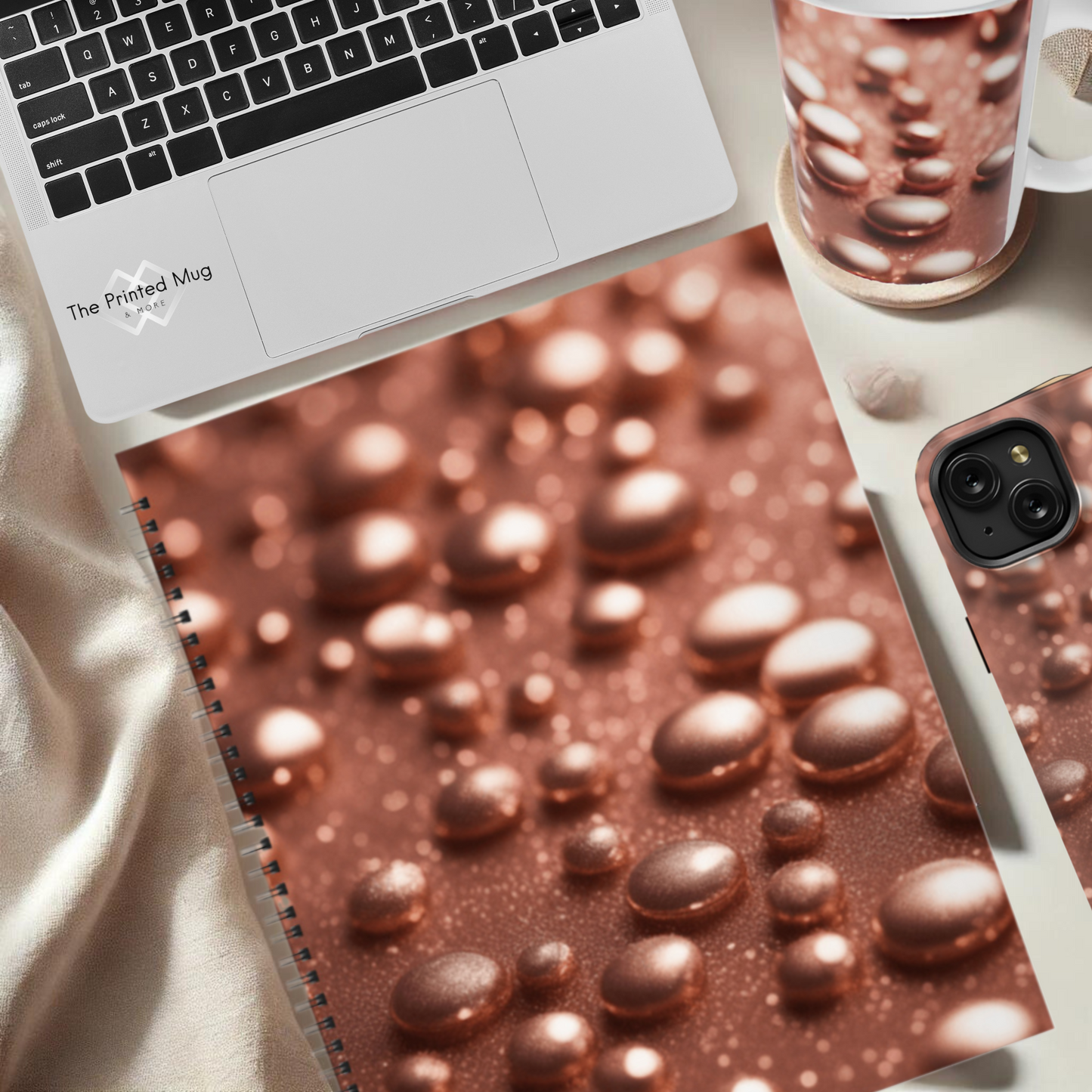 Luminous Drops 8.5"x11" Hardcover Notebook