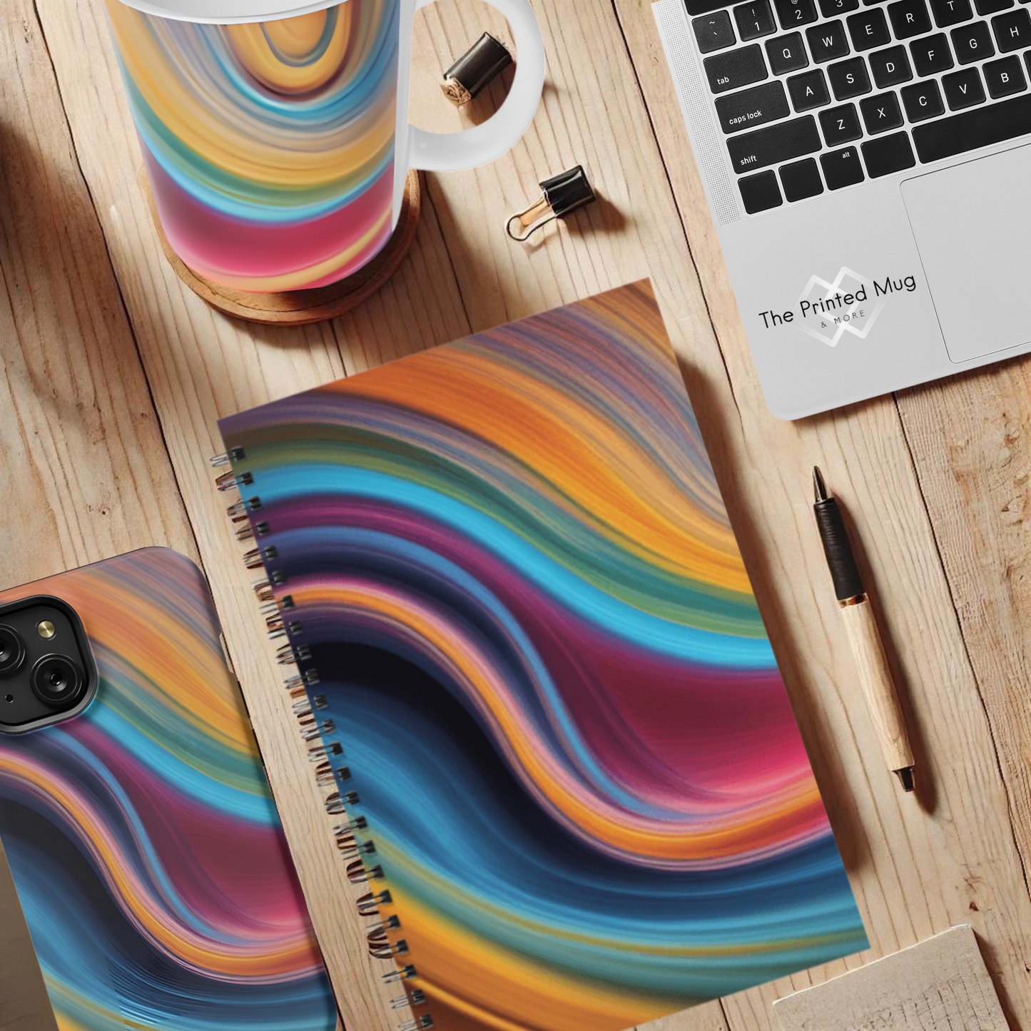 Cosmic Waves 5.5"x8.5" Hardcover Planner