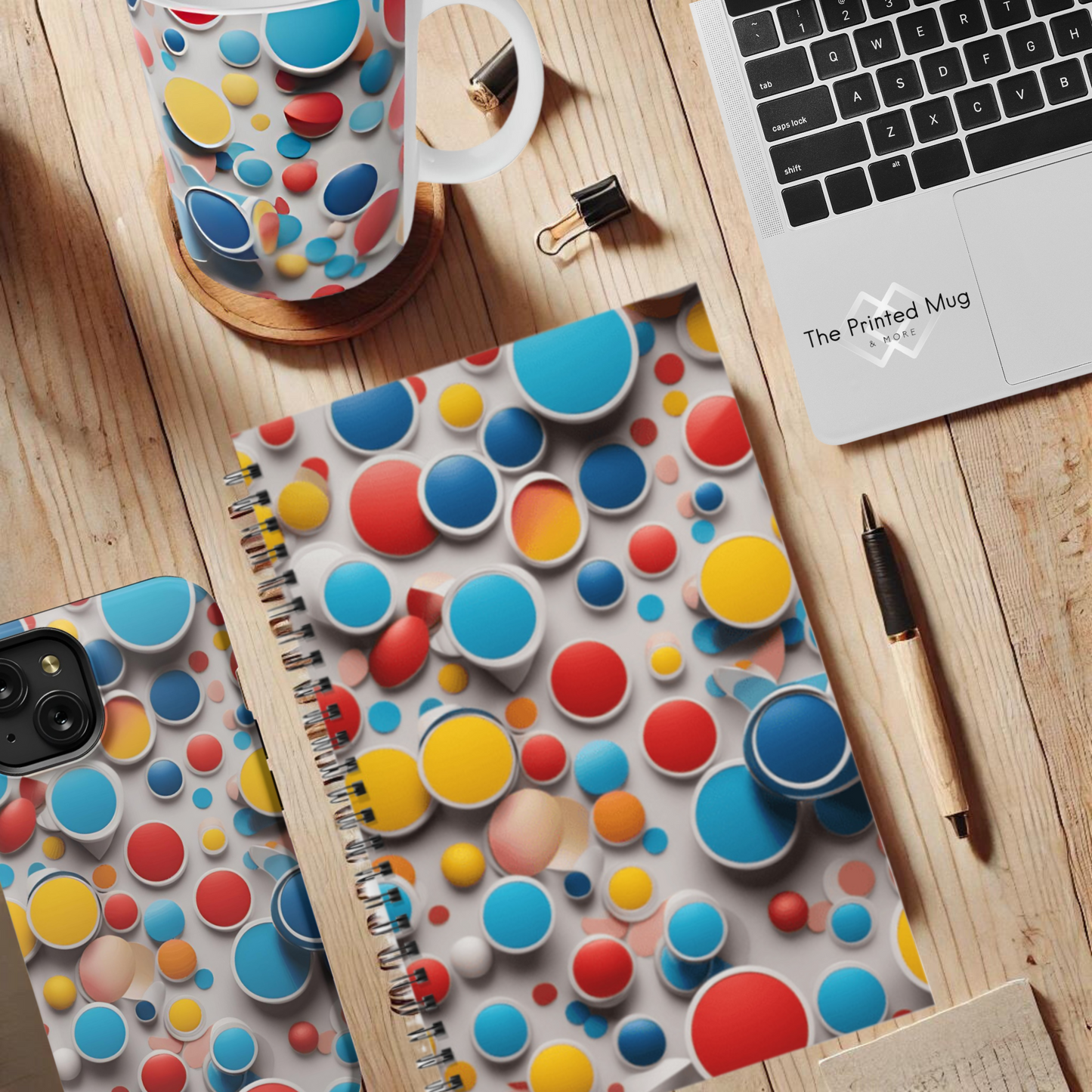 Bubble Burst 5.5”x8.5" Hardcover Notebook