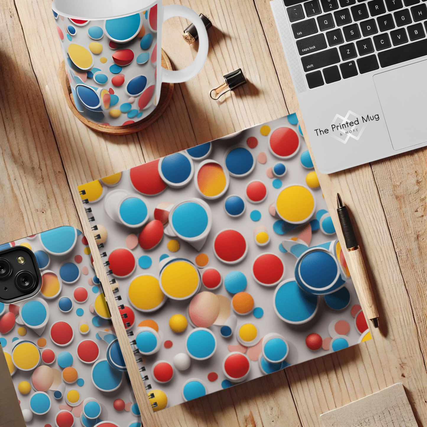 Bubble Burst 8.5"x8.5" Hardcover Notebook