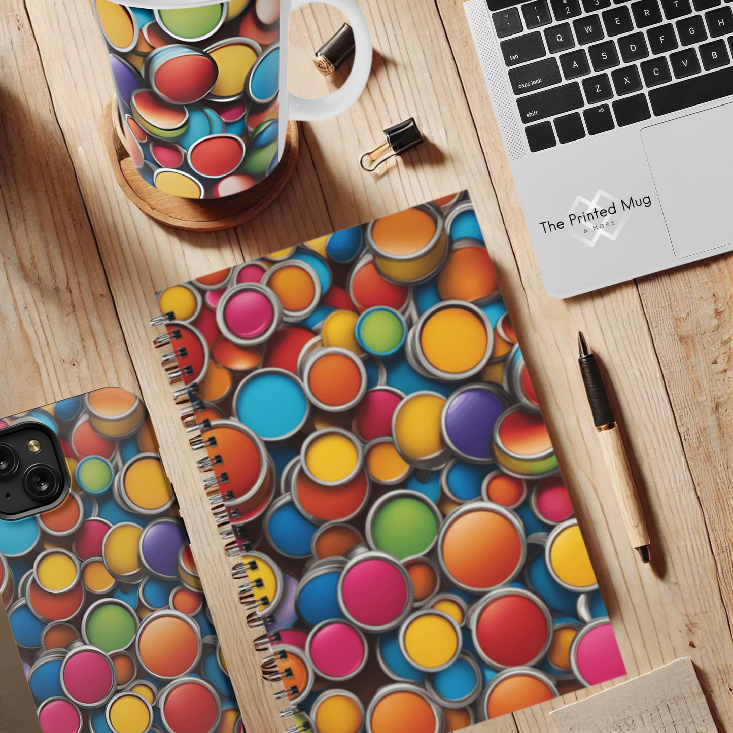 Candy Dots 5.5”x8.5" Hardcover Notebook