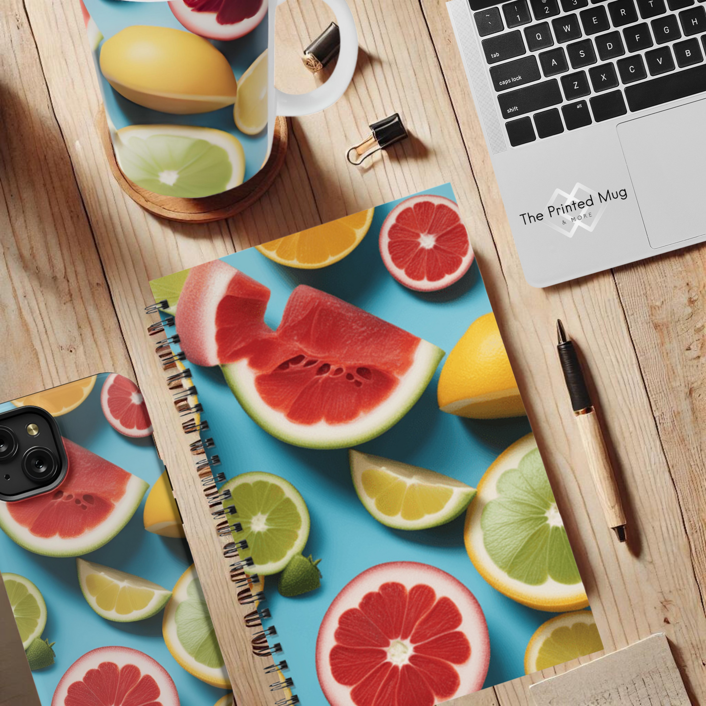 Citrus Splash 5.5”x8.5" Hardcover Notebook