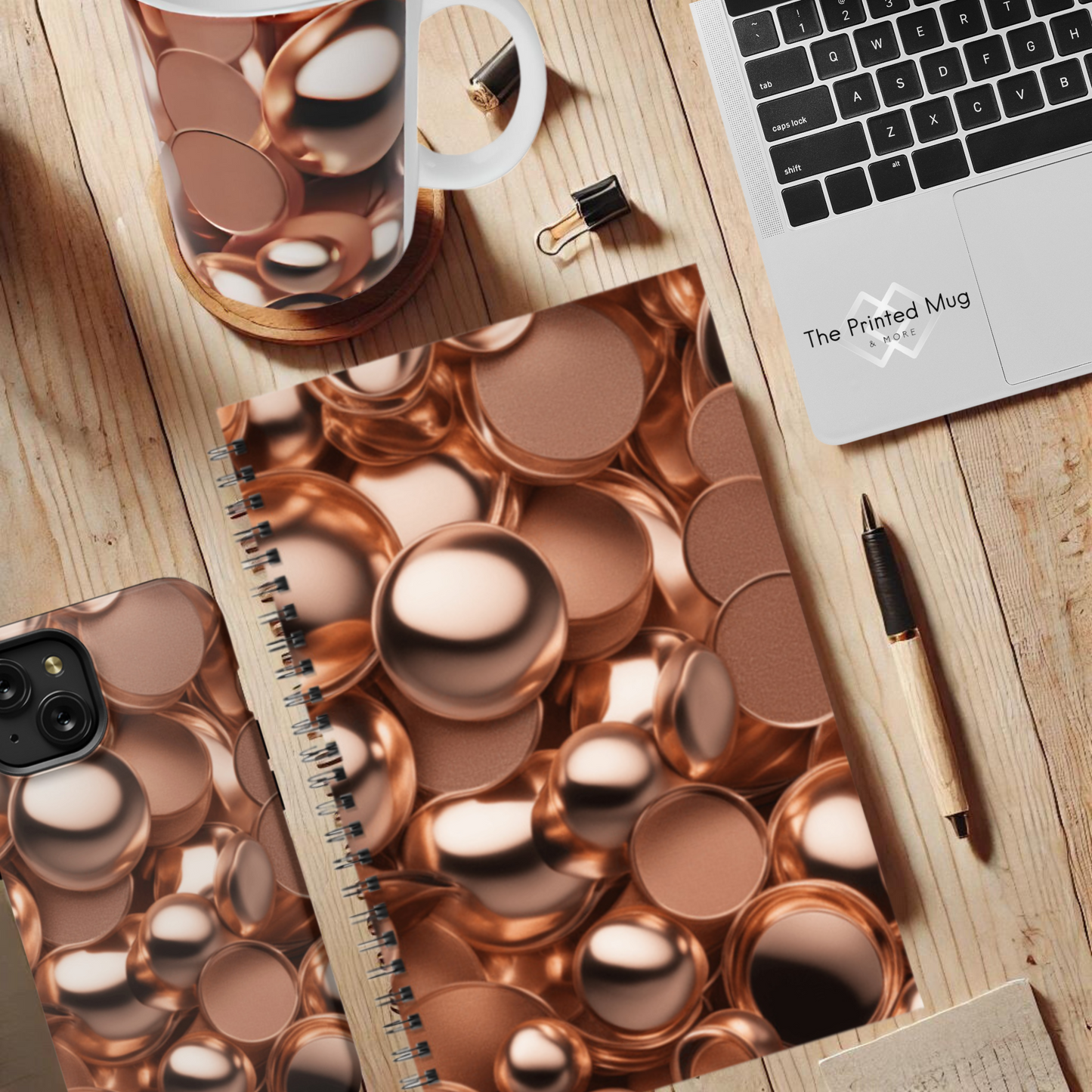 Coppery Curves 5.5"x8.5" Hardcover Planner