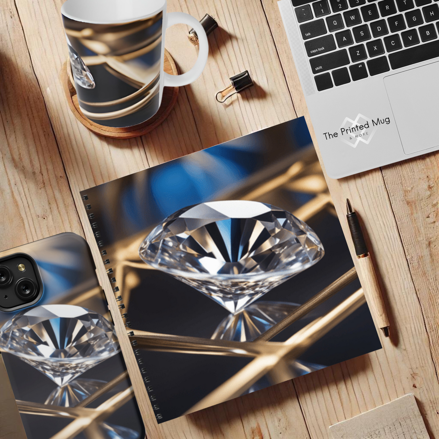 Crystal Elegance 8.5"x8.5" Hardcover Notebook