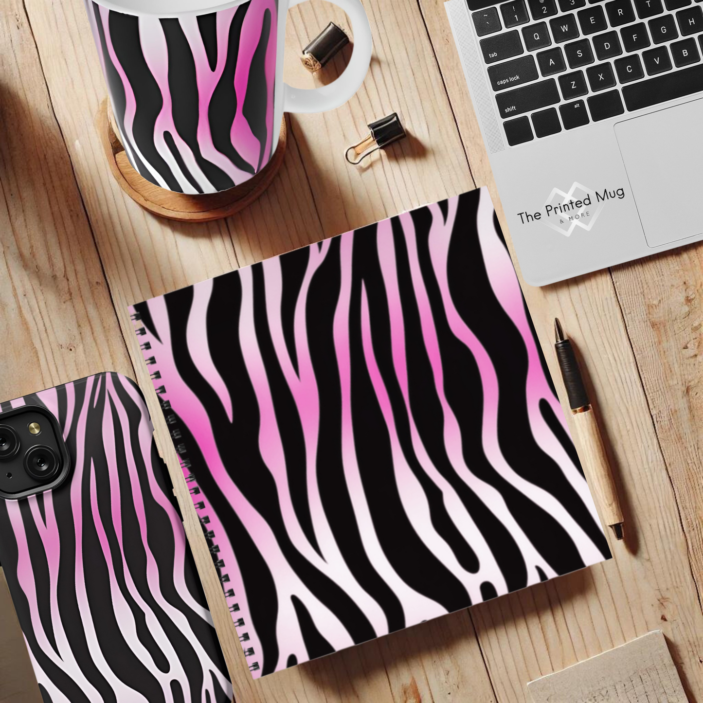 Electric Stripes 8.5”x8.5” Hardcover Notebook