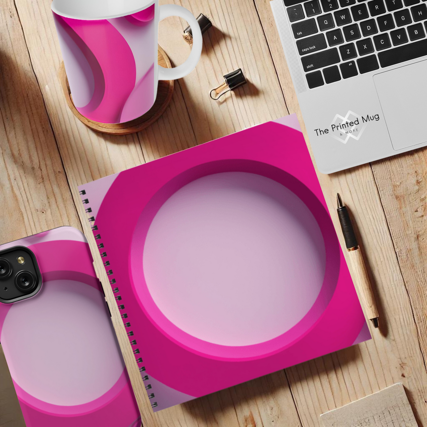 Fuchsia Fusion 8.5"x8.5" Hardcover Notebook