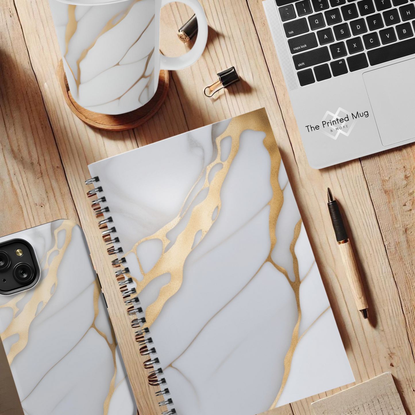 Golden Streams 5.5"x8.5" Hardcover Planner