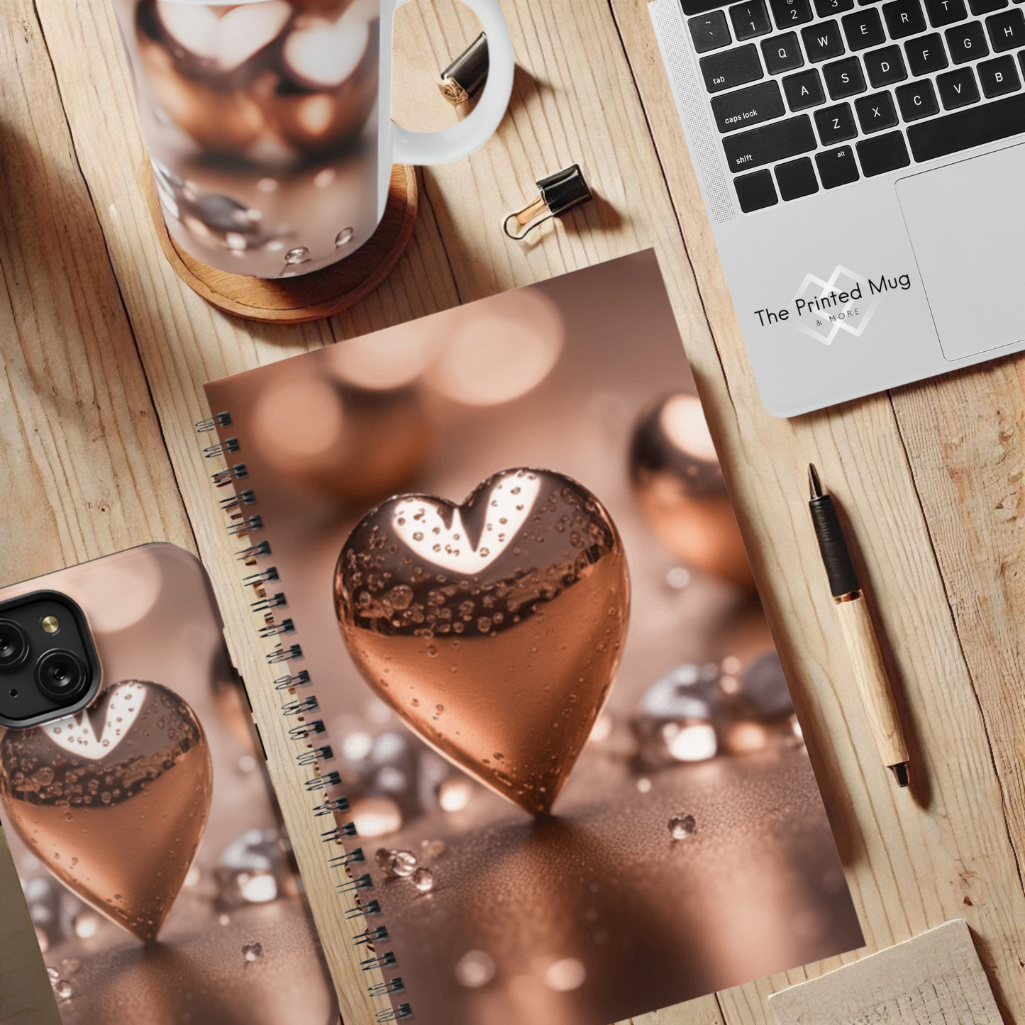 Heart of Bronze 5.5"x8.5" Hardcover Planner