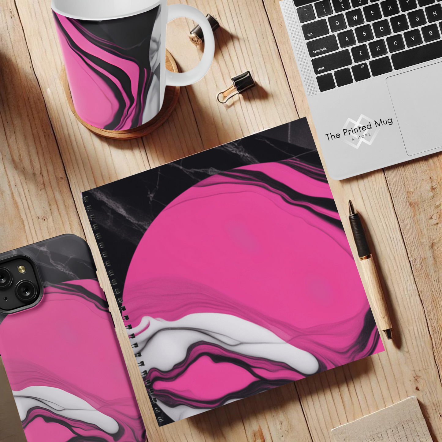 Marble Pop 8.5"x8.5" Hardcover Notebook
