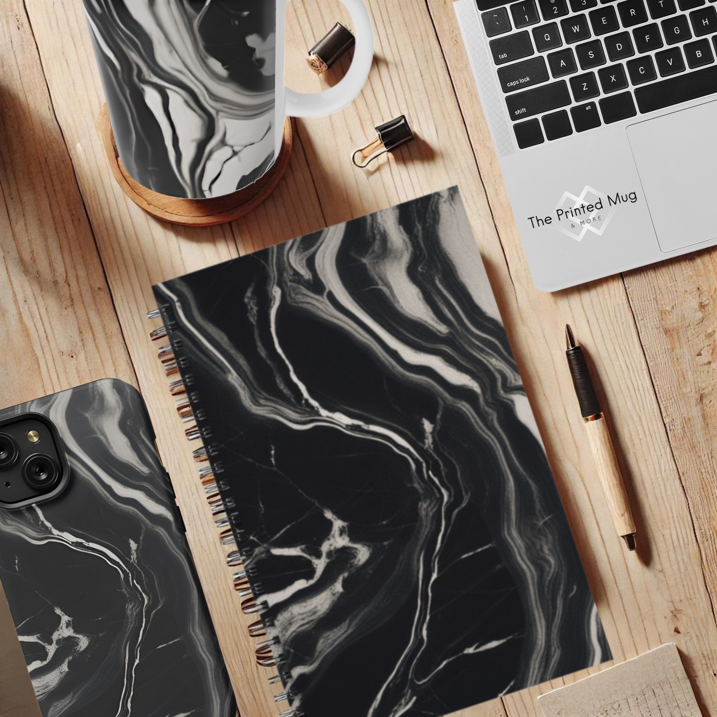 Onyx Flow 5.5"x8.5" Hardcover Planner