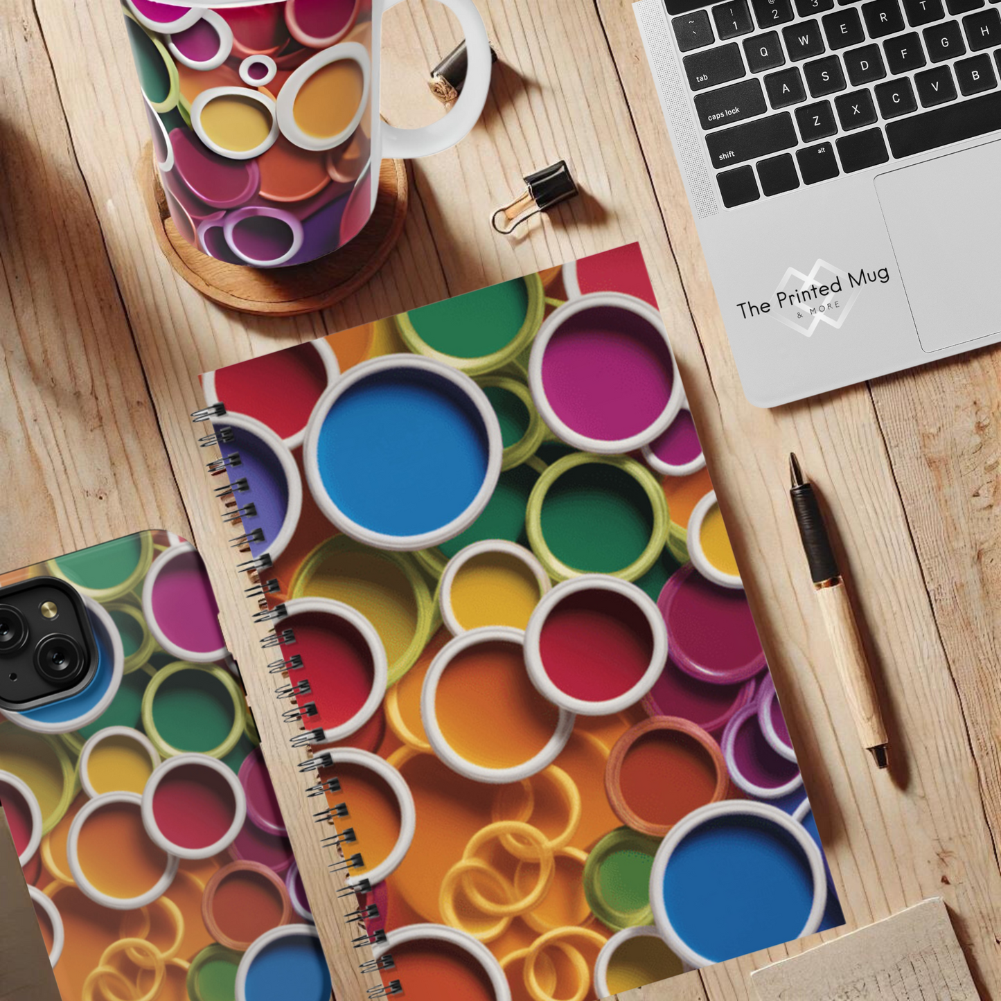 Rainbow Reverie 5.5"x8.5" Hardcover Notebook